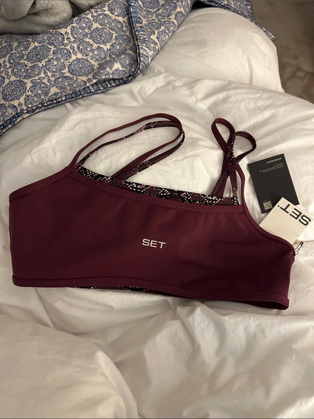 SPORTBODY® SPORTY SNAKE STRAP BRA
